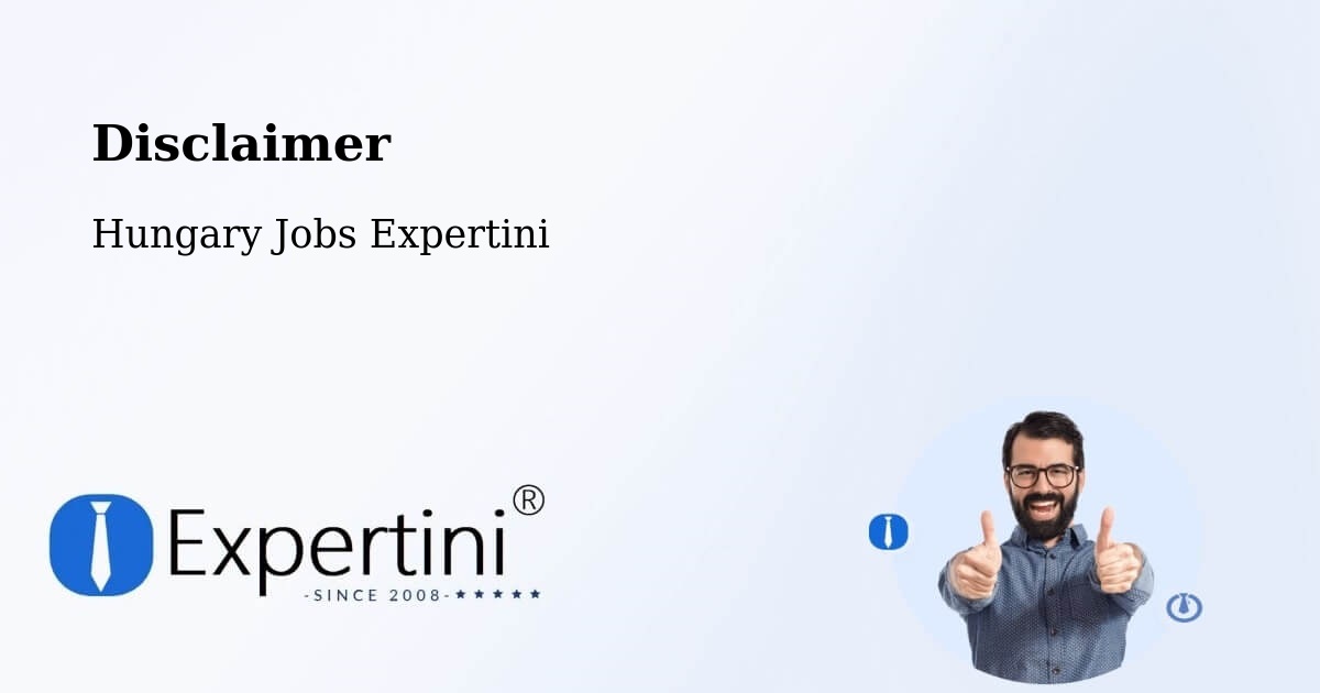 Disclaimer – Letenye - Hungary Jobs Expertini
